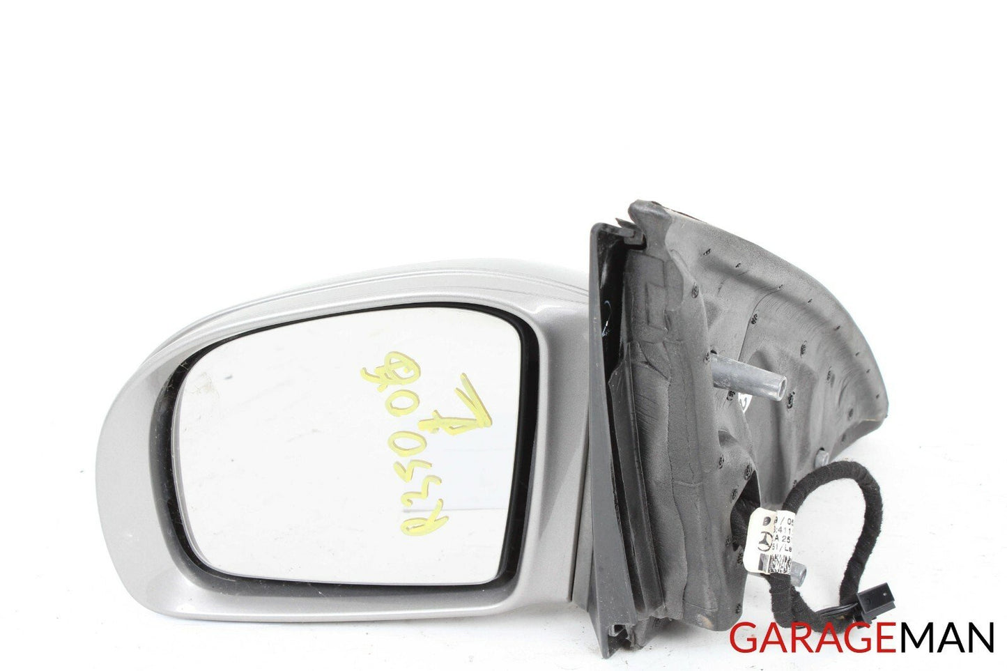06-10 Mercedes W251 R350 Front Left Driver Side Mirror Door Rear View Silver OEM