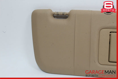 06-08 Mercedes W251 R350 Front Right Passenger Sun Visor Sun Shade Cover Brown