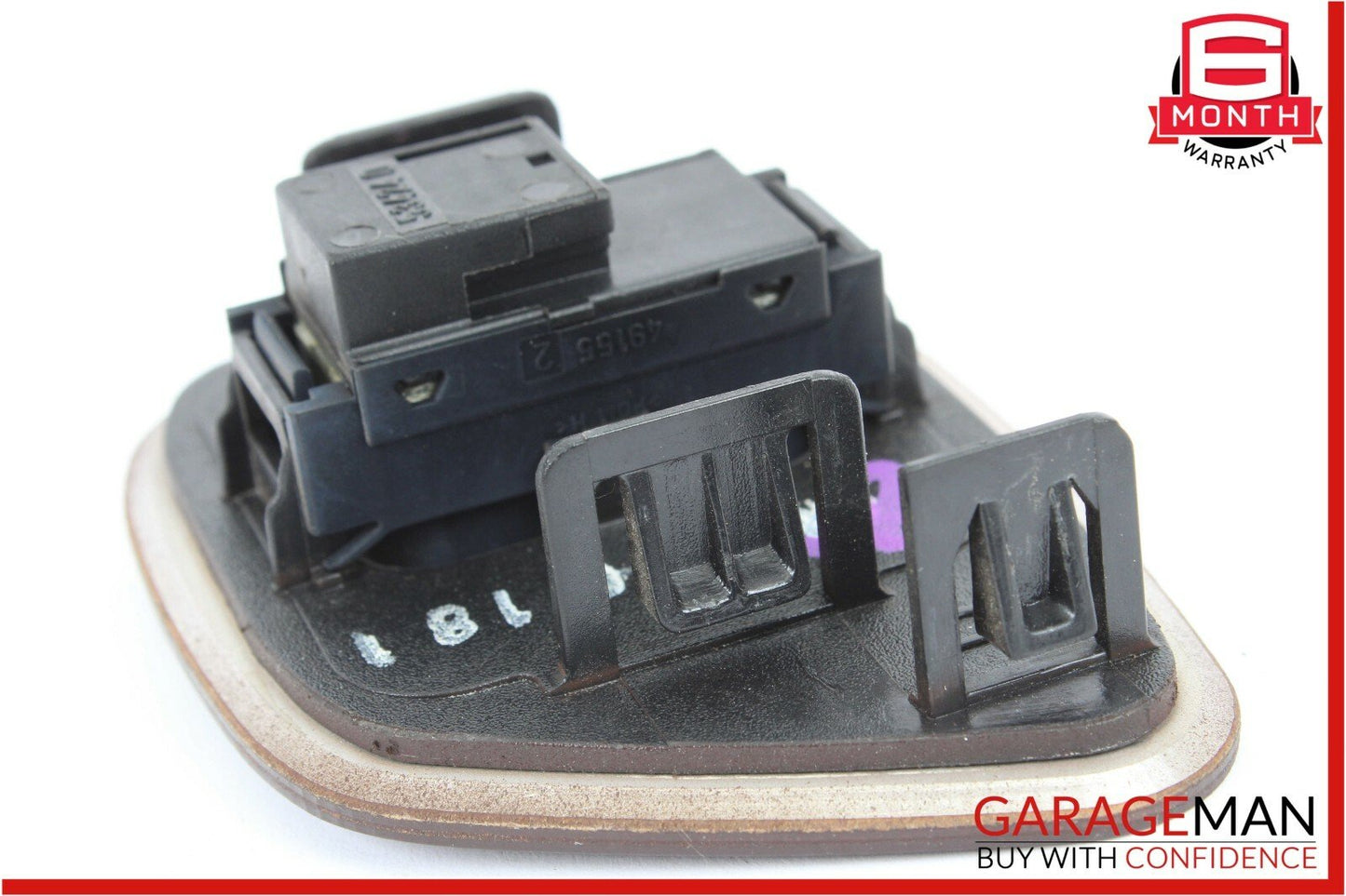 98-03 Mercedes W210 E320 E420 Rear Right Passenger Side Window Switch Trim Wood