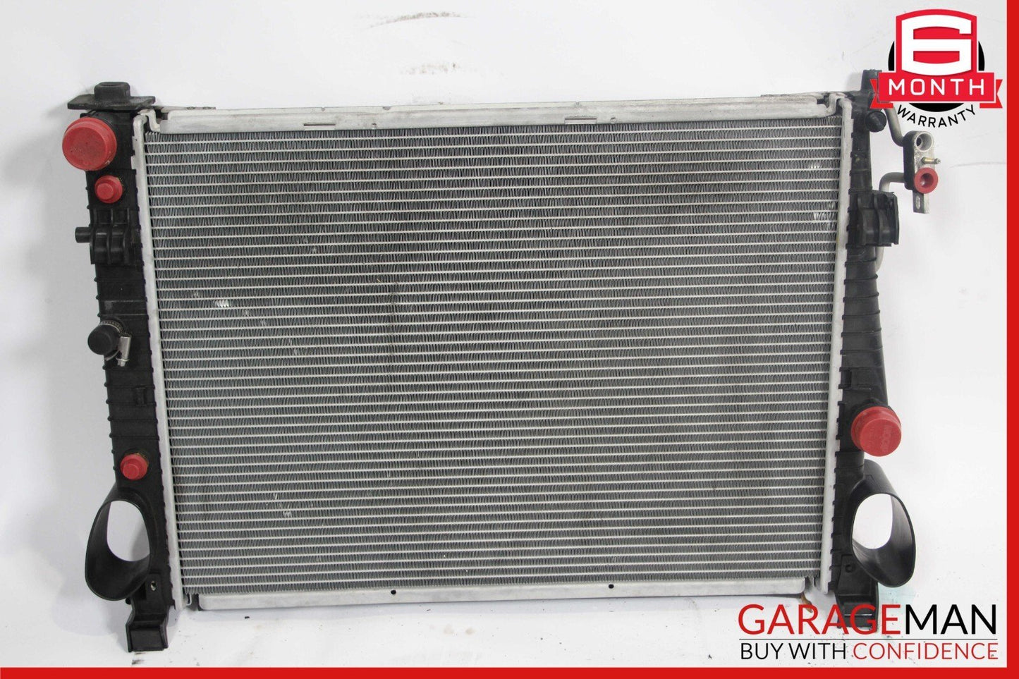 03-08 Mercedes R230 SL500 Engine Motor Radiator AC A/C Condenser Oil Cooler Assy