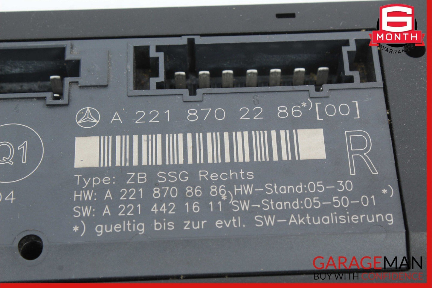 07-13 Mercedes W221 S550 S400 Front Right Side Under Seat Control Unit OEM
