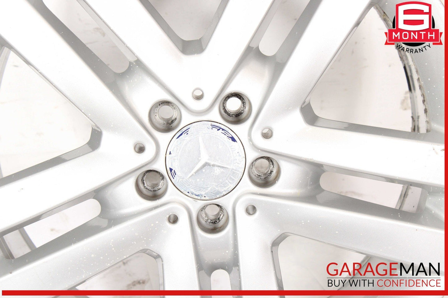 13-19 Mercedes X166 GL450 8.5 x 19 19" Wheel Rim Silver 1664011302 OEM