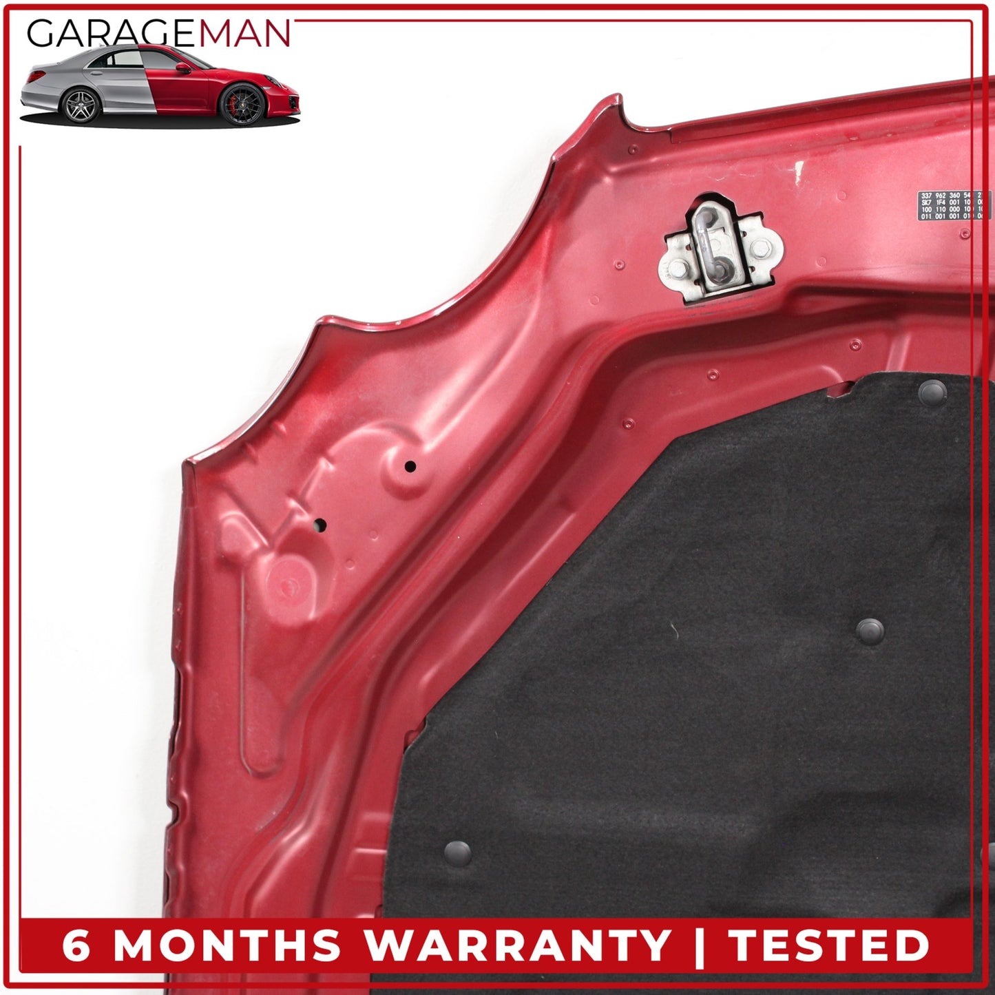 2003-2008 Mercedes R230 SL550 SL500 Front Hood Bonnet Panel Thulite Red OEM