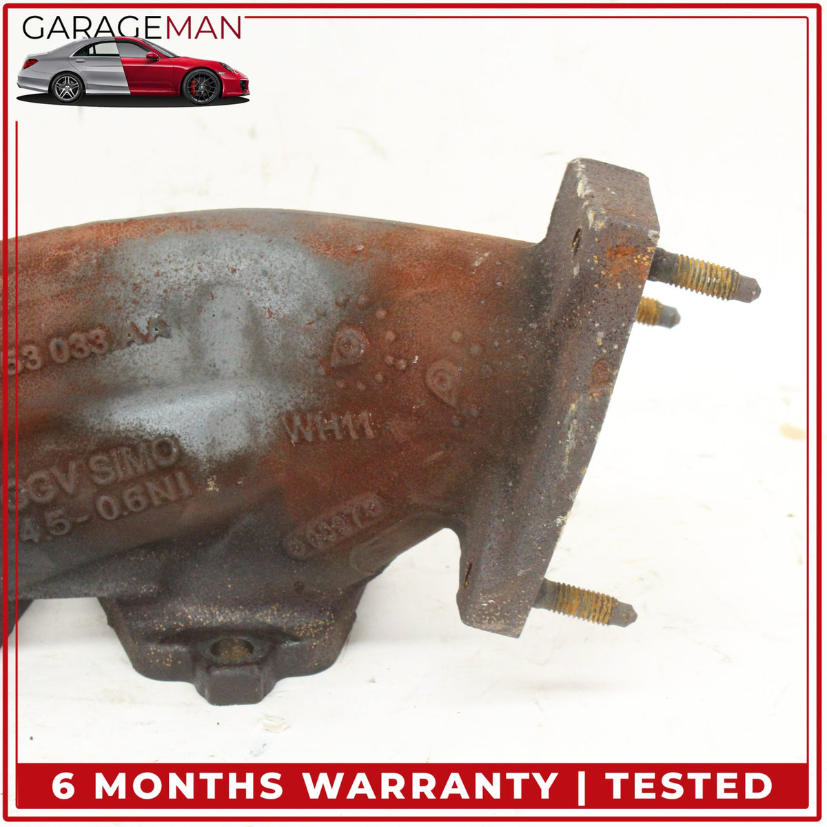 2017-2019 Audi Q7 3.0L Engine Left Side Exhaust Manifold Header 06E253033AA OEM