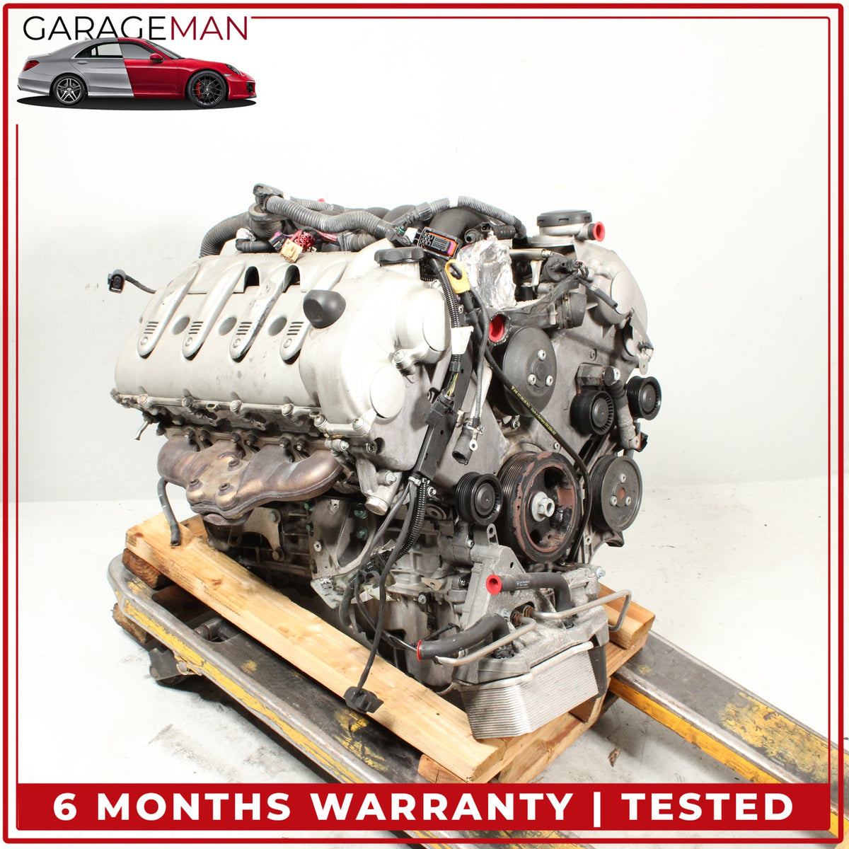 2003-2006 Porsche Cayenne 955 Turbo S 4.5L V8 M48.50 Engine Motor Assy OEM 103k