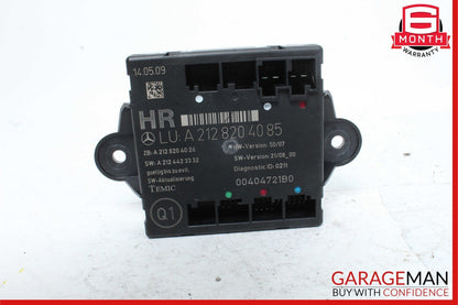 08-18 Mercedes W212 E550 C300 C350 Rear Right Side Door Control Module Unit OEM