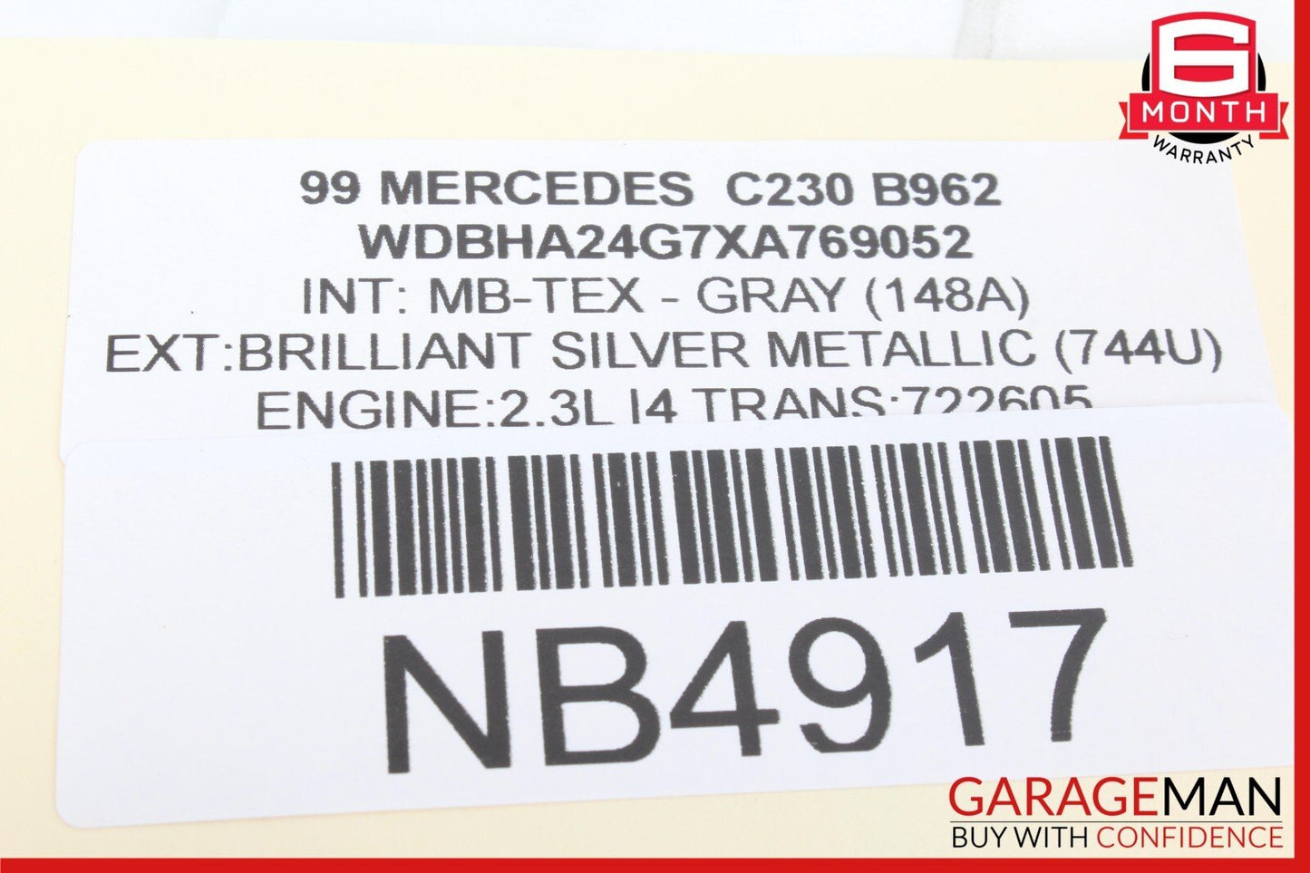 94-00 Mercedes W202 C230 Engine Control Module ECU ECM 0285454632 OEM