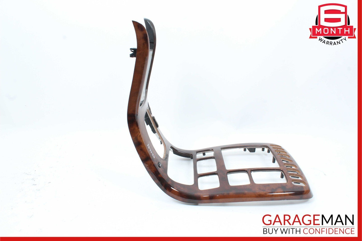 00-02 Mercedes W215 CL55 AMG Center Console Radio Trim Panel Bezel Wood OEM