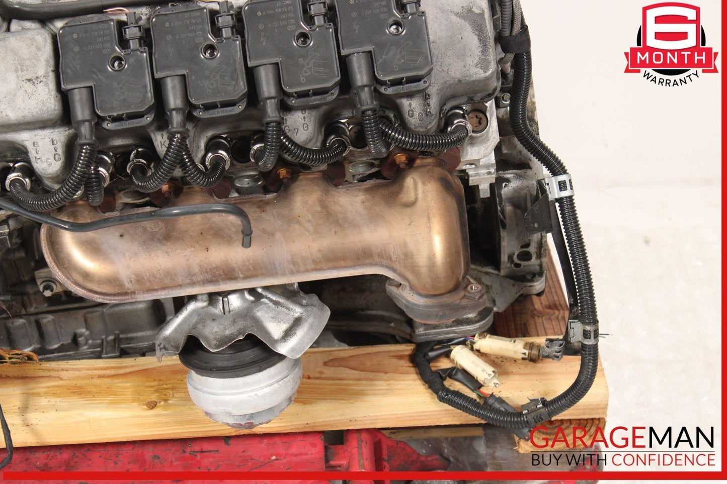 03-06 Mercedes R230 SL500 RWD Engine Motor Block Assembly OEM 197k