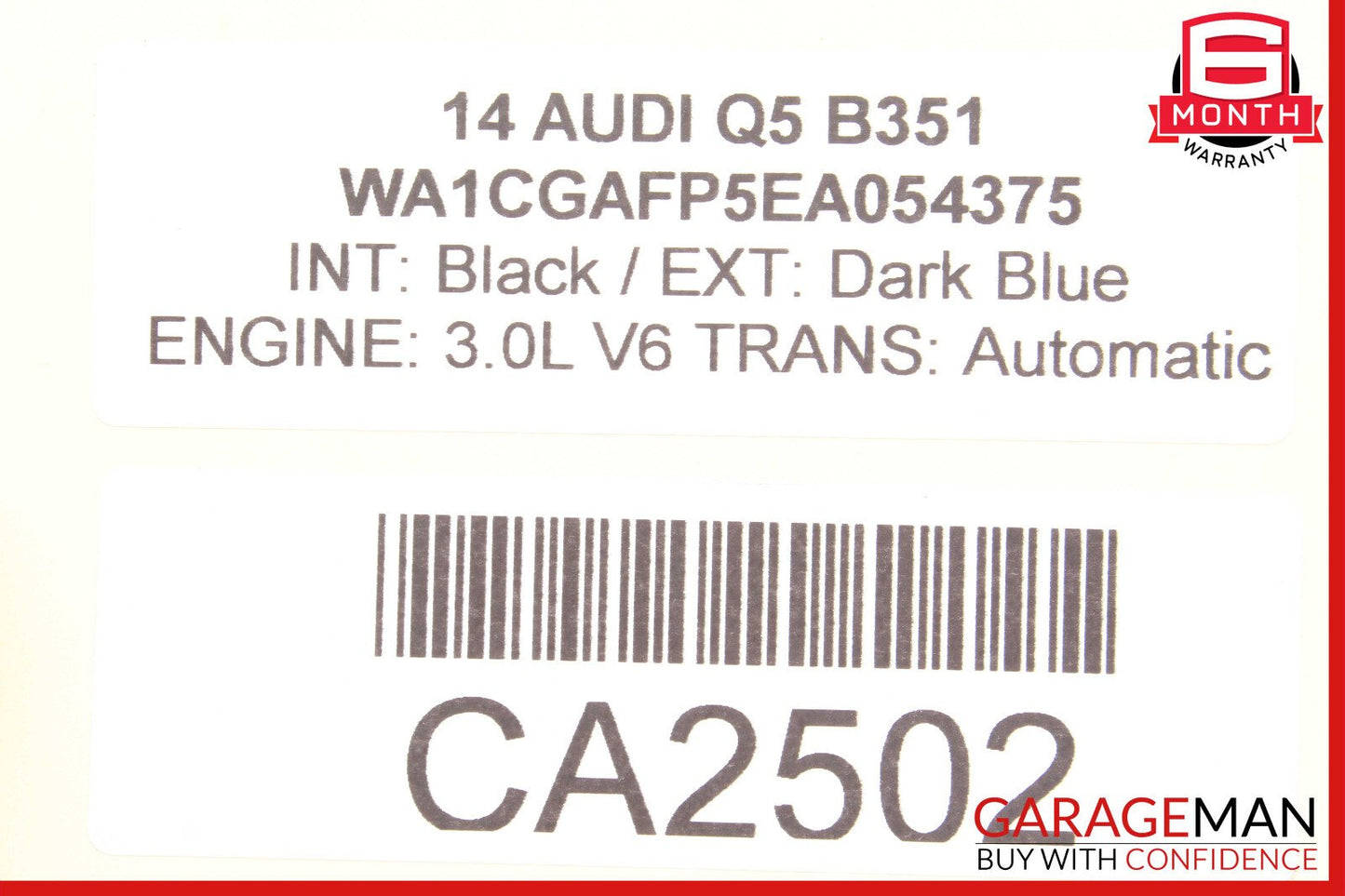 14-17 Audi Q5 Rear Right Passenger Side Door Control Module OEM