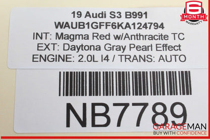 17-20 Audi S3 A3 Front Left Driver Side Window Regulator Motor 5Q0959802B