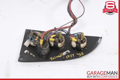 Mercruiser Dash Ignition Cylinder Fuel Volts Indicator Trim Panel Assembly
