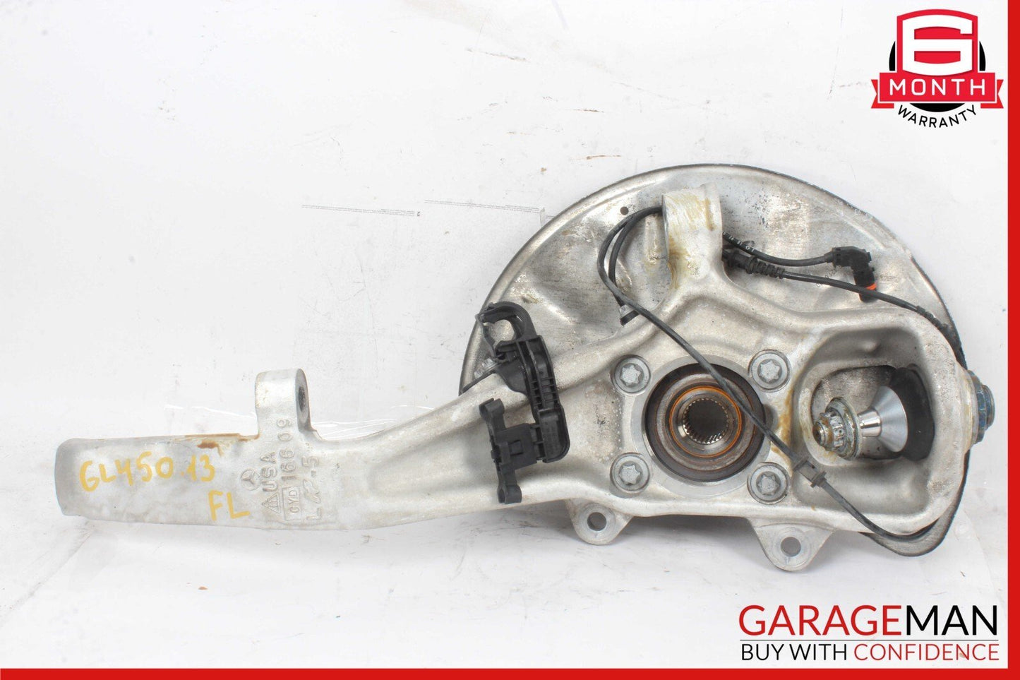 12-19 Mercedes X166 GL450 ML550 Front Left Driver Side Spindle Knuckle Hub OEM