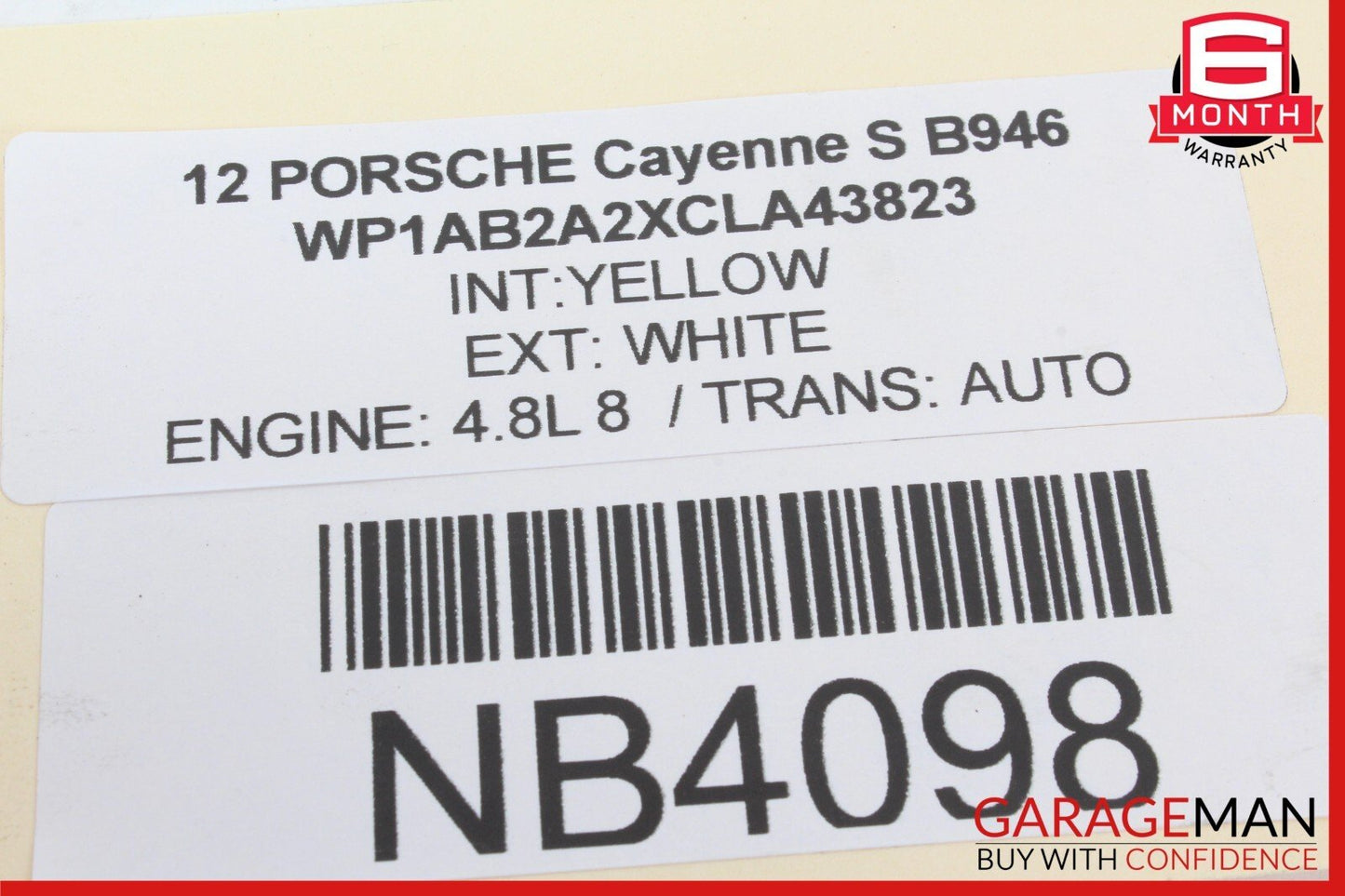 11-18 Porsche Cayenne S 958 Front Right Side Window Regulator Motor Unit OEM