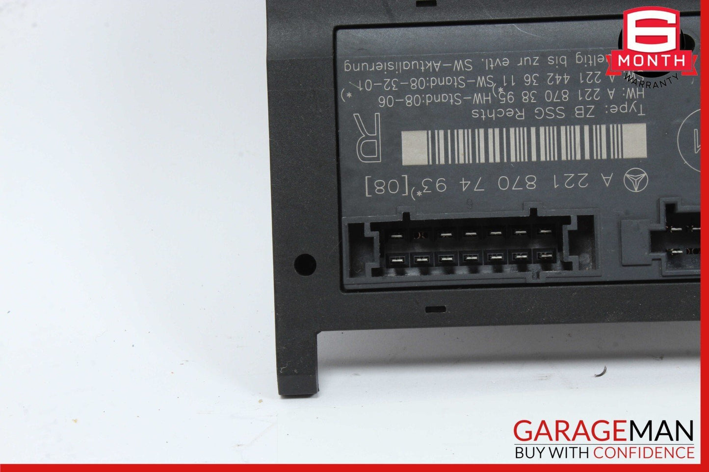 07-13 Mercedes W221 S550 S400 Front Right Side Under Seat Control Module Unit