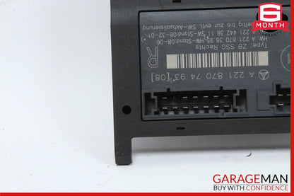 07-13 Mercedes W221 S550 S400 Front Right Side Under Seat Control Module Unit