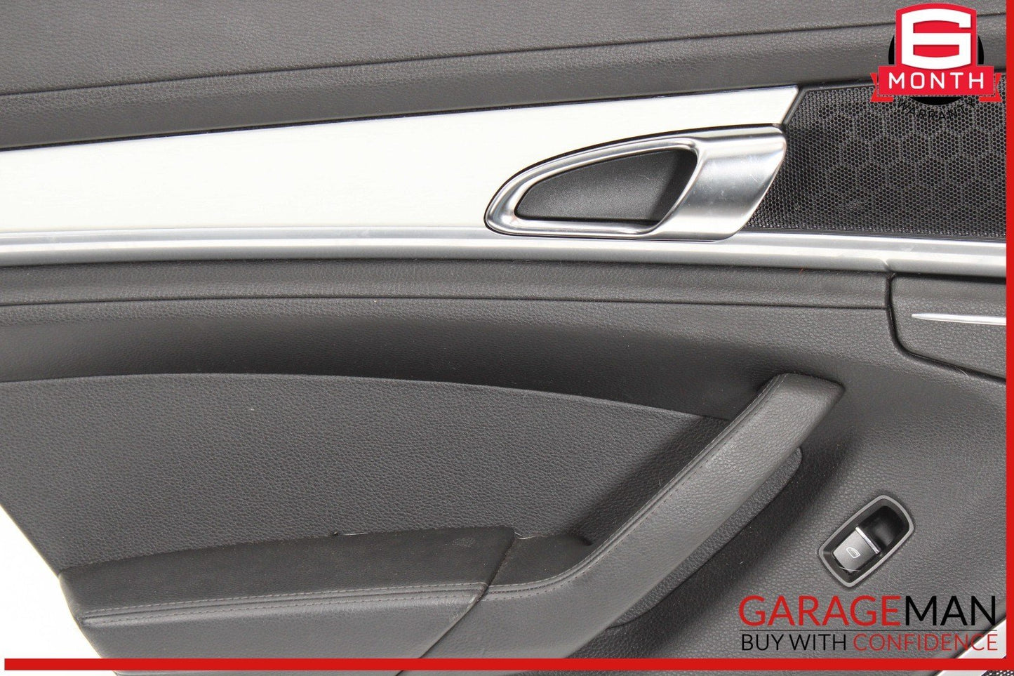 10-16 Porsche Panamera 970 GTS Rear Left Interior Door Panel Leather OEM