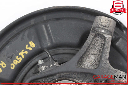 03-11 Mercedes R230 SL500 Rear Right Side Spindle Knuckle w/ Rotor Disc OEM