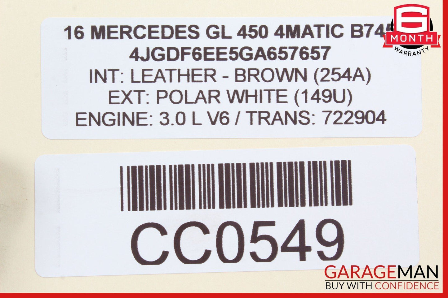 10-20 Mercedes X166 GL450 GLA250 SL400 Communication Control Module Unit OEM