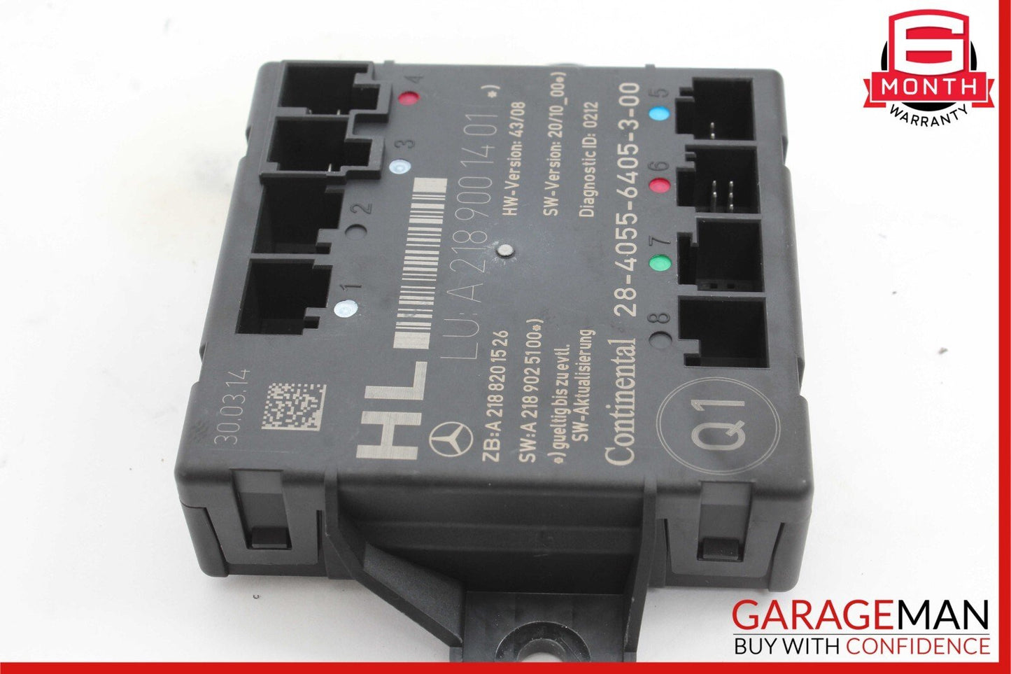 08-18 Mercedes W204 C250 CLS550 Rear Left Side Door Control Module Unit