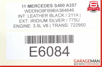 07-13 Mercedes W221 S400 S63 AMG Ignition Door Lock Remote Control Key Module