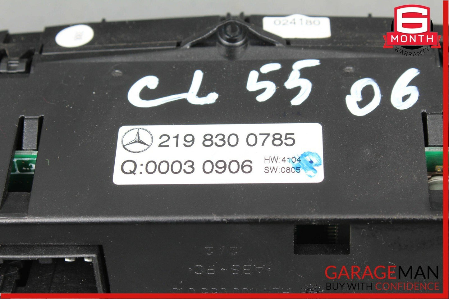 06-11 Mercedes W219 CLS500 CLS550 AC A/C Climate Control Unit 2198300785 OEM