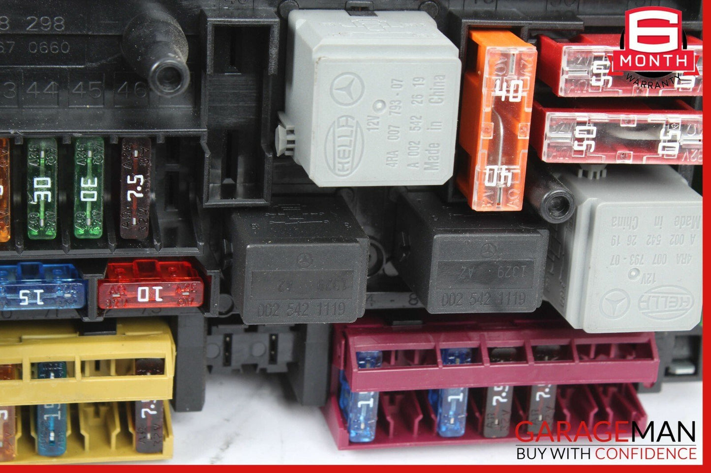 10-17 Mercedes W212 E350 E400 Rear SAM Fuse Box Module Relay Assembly OEM