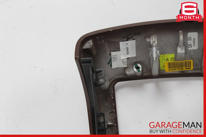 07-13 Mercedes W221 S550 S63 AMG Center Console Rear AC Control Trim Bezel Wood
