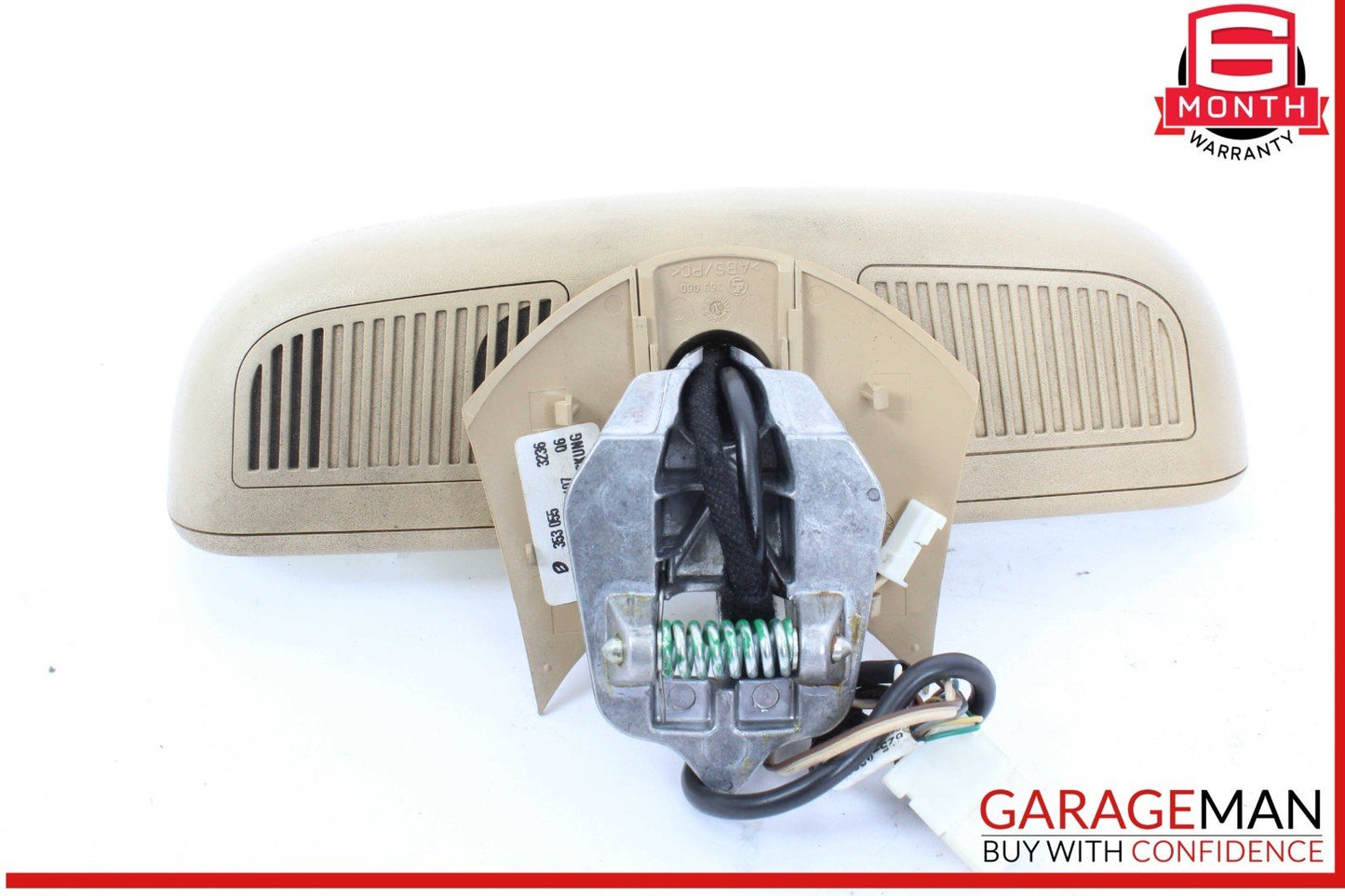 07-09 Mercedes W211 E63 AMG E350 Interior Top Upper Rear View Mirror Brown OEM