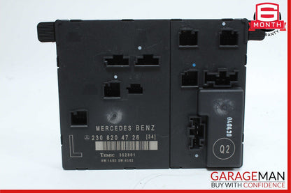 03-12 Mercedes R230 SL500 SL55 AMG SL550 Front Left Side Door Controller Module