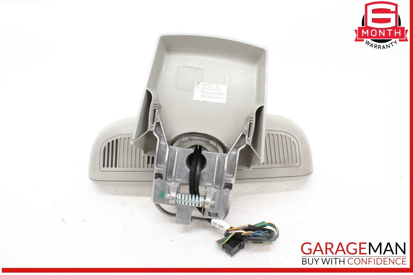07-10 Mercedes W216 CL550 Front Interior Rear View Mirror Gray 2168110007 OEM