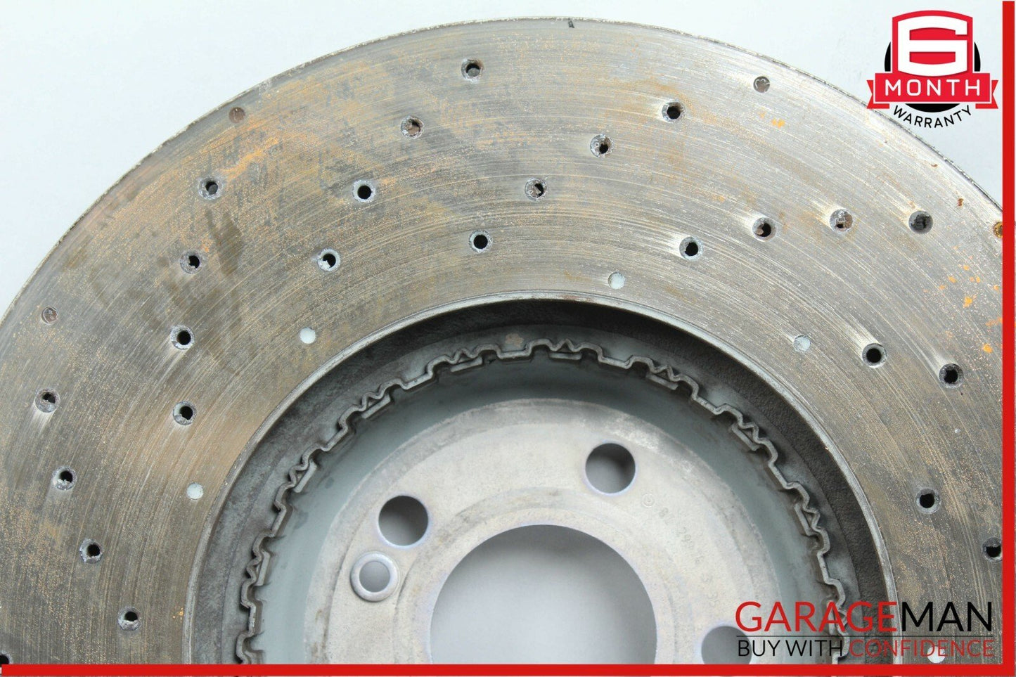 16-18 Mercedes W213 E400 Front Right & Left Side Brake Rotor Disc Set Drilled
