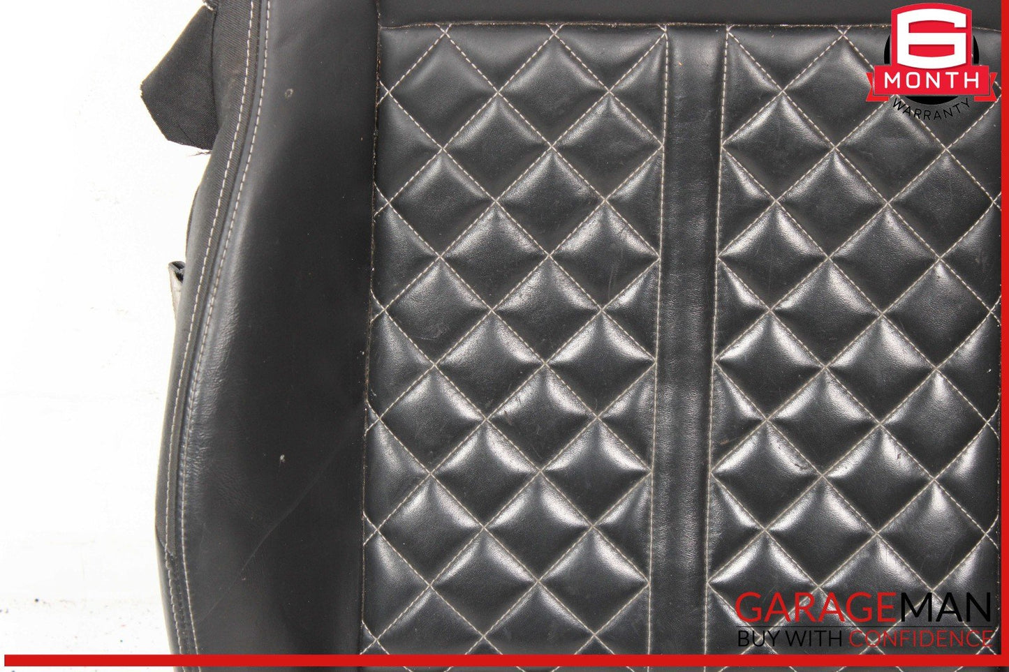 13-18 Audi S6 Front Left Lower Bottom Seat Cushion Black OEM
