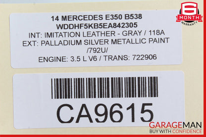 08-18 Mercedes W212 E350 CLS500 C250 Rear Left Door Controller Module Unit OEM