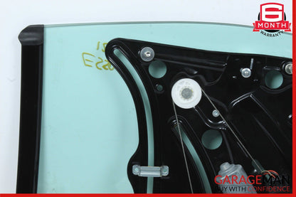 10-16 Mercedes W212 E550 Rear Right Quarter Window Glass & Regulator Motor Plate