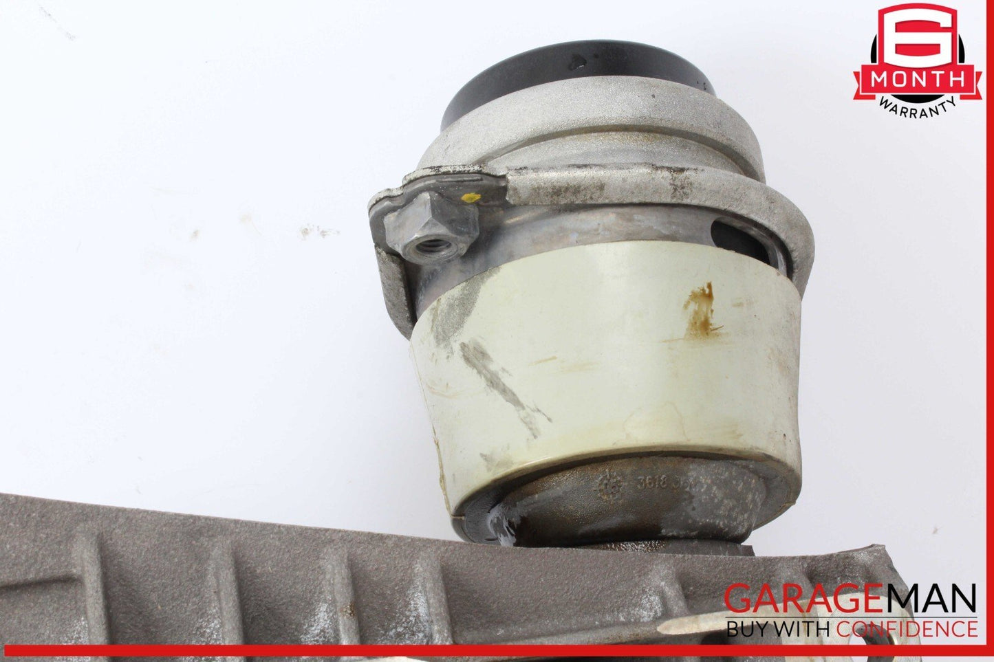 03-06 Porsche Cayenne Turbo 955 Engine Left Side Mount Bracket w/ Motor