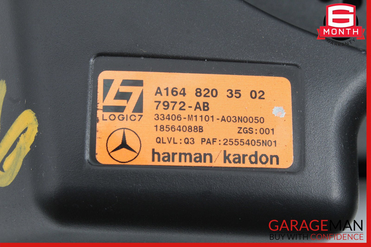 07-12 Mercedes X164 GL450 GL350 Rear Subwoofer Speaker Harmon Kardon OEM