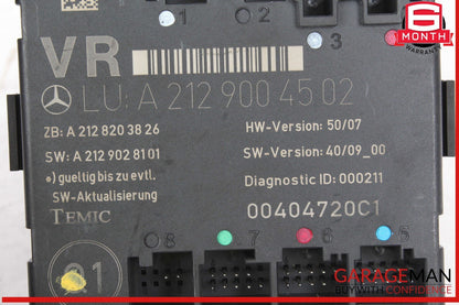 08-18 Mercedes W204 C250 E350 E400 Front Right Side Door Control Module Unit OEM