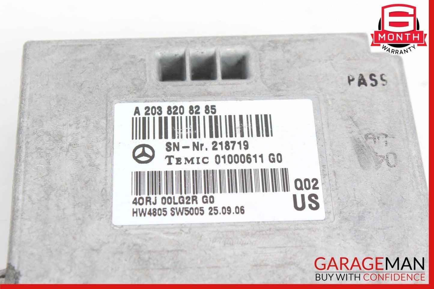 07-13 Mercedes W211 E550 E320 Voice Language Communication Control Module Unit