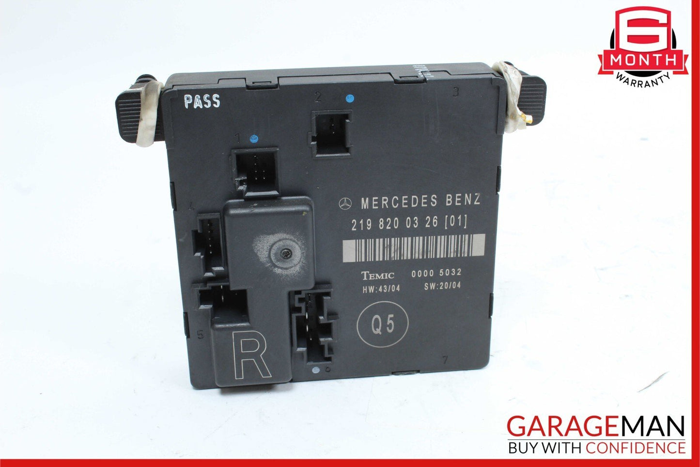 06-11 Mercedes W219 CLS550 CLS55 AMG Rear Right Side Door Control Module OEM