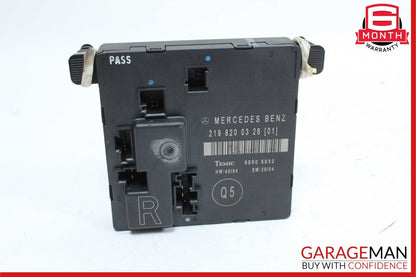 06-11 Mercedes W219 CLS550 CLS55 AMG Rear Right Side Door Control Module OEM