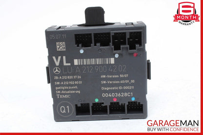 08-18 Mercedes W204 C350 SLK350 E400 Front Left Side Door Control Module OEM
