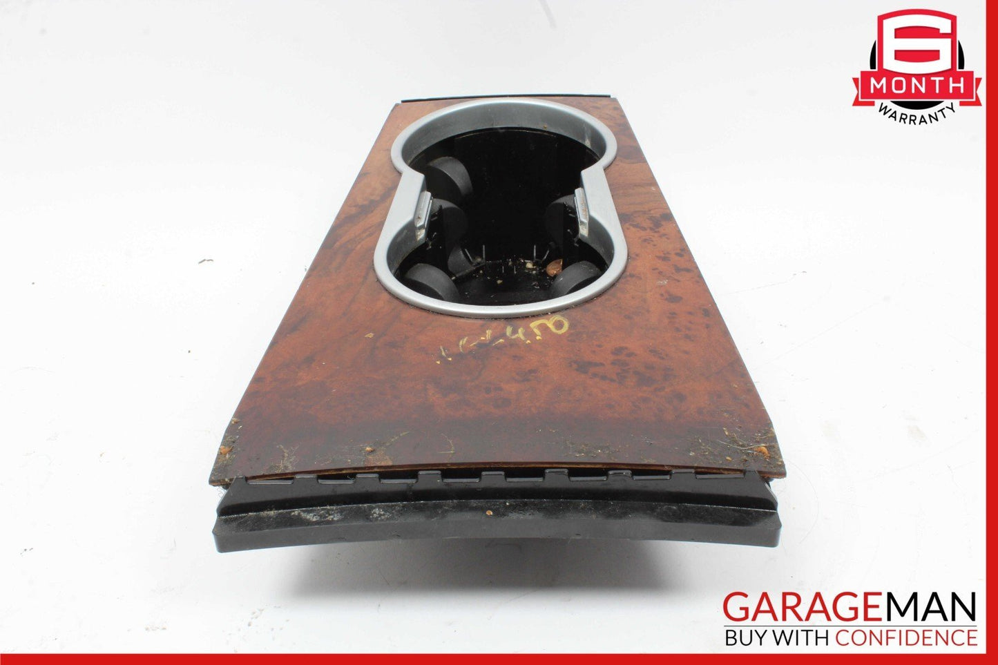 06-12 Mercedes X164 GL450 GL550 ML63 Center Console Cup Holder Compartment Wood
