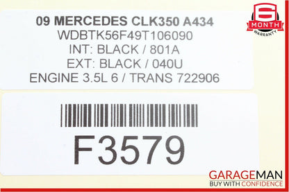 03-09 Mercedes W211 E350 CLK350 CL600 Sirius Satellite Radio Receiver Module OEM