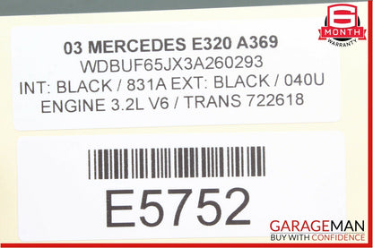 03-06 Mercedes W211 E320 Rear Left Door Control Module OEM