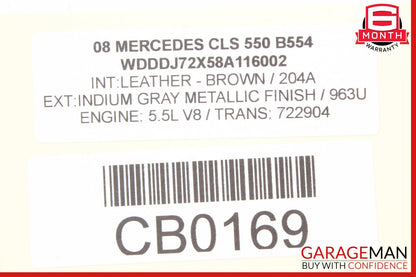 06-11 Mercedes W219 CLS550 CLS55 Door Control Module Front Right Passenger OEM