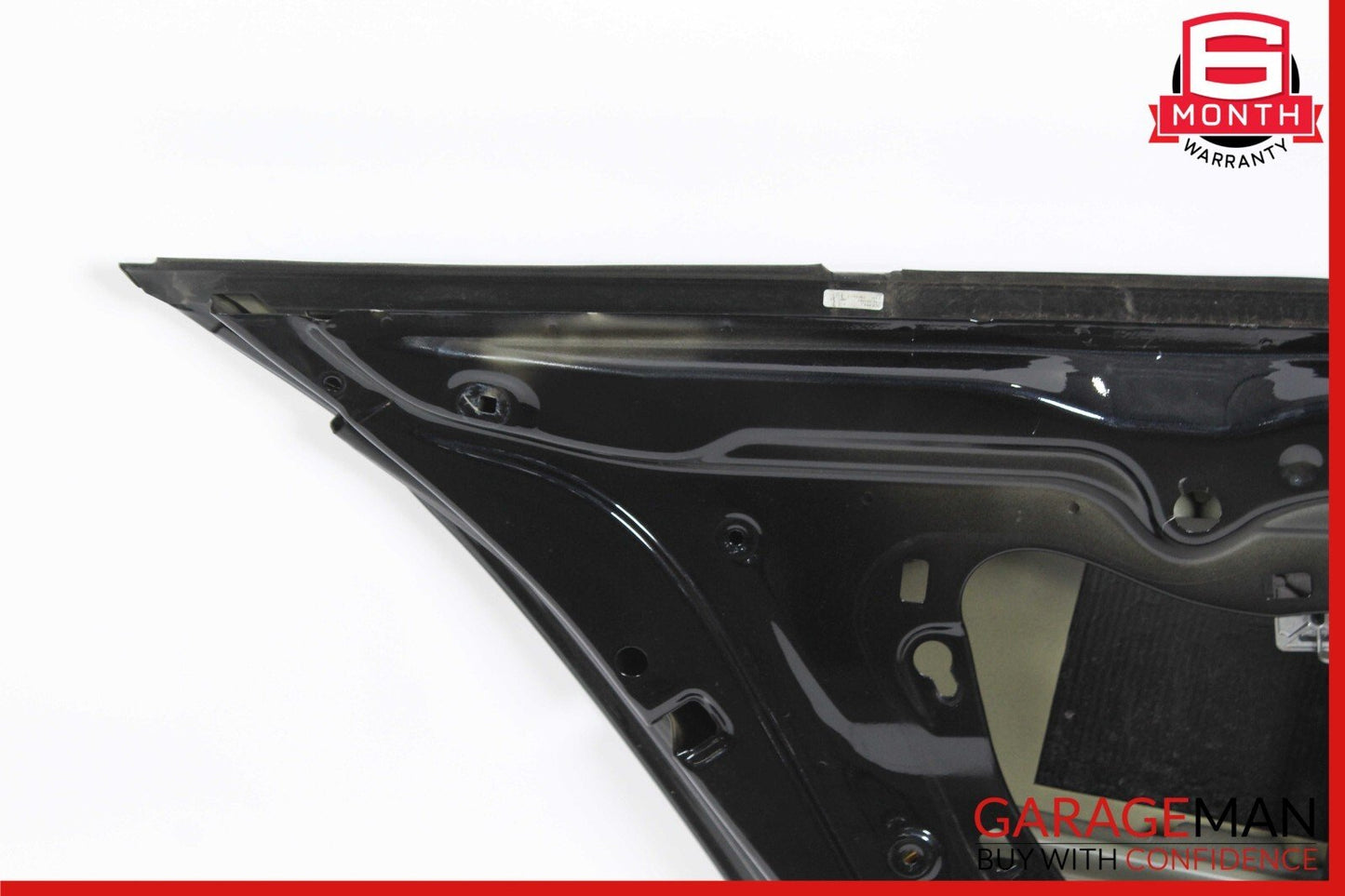 09-17 Volkswagen VW CC Rear Left Side Exterior Door Shell Panel Black OEM