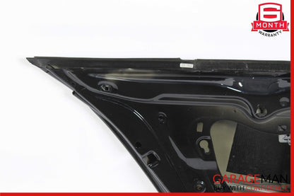09-17 Volkswagen VW CC Rear Left Side Exterior Door Shell Panel Black OEM