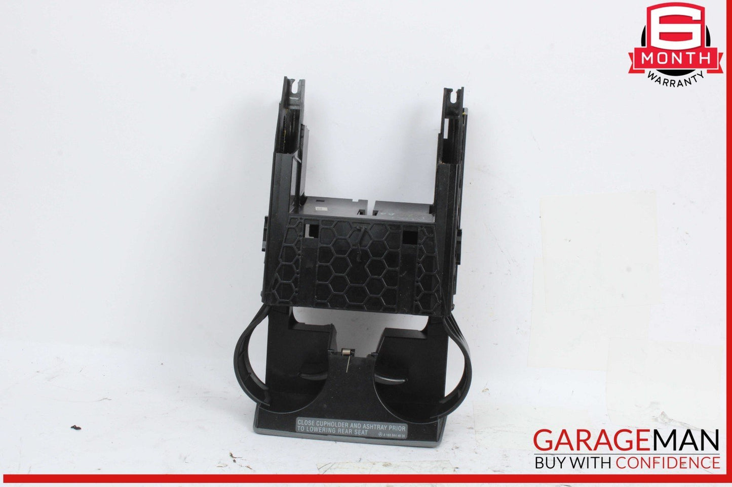98-05 Mercedes W163 ML320 Front Center Console Dual Cup Holder 1636800714 OEM