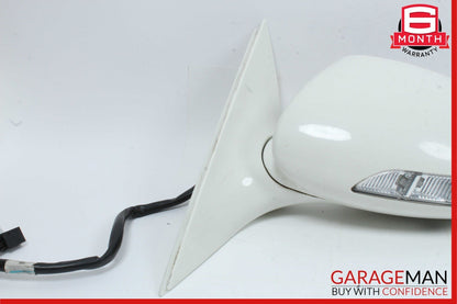 07-09 Mercedes W221 S550 Front Left Side Mirror Rear View Door Calcite White